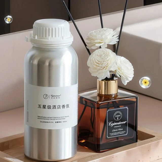 500ML Essential Oil for Hotel Aroma Diffuser Machine,Reed Diffuser and Home Ultrasonic Oil Diffuser, Home Fragrance Refill 4