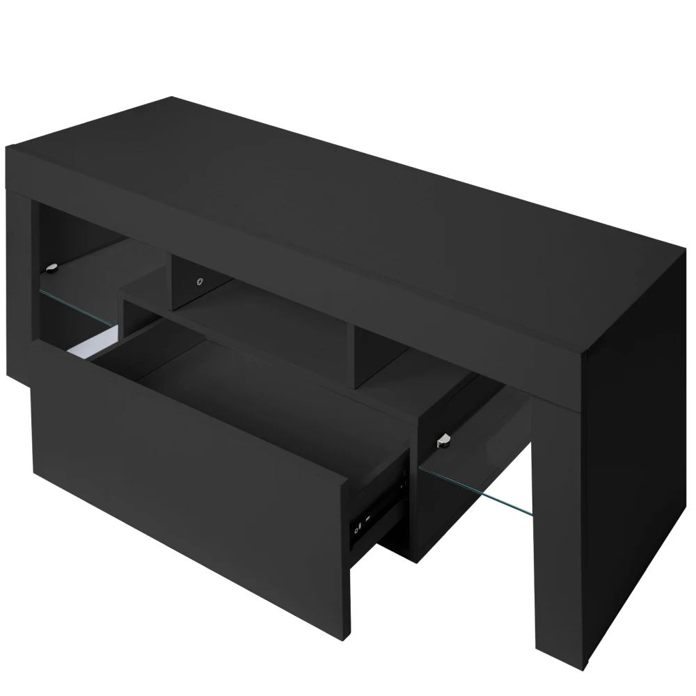 43" LED TV Stand Drawer Modern Media Console Storage Cabinet Living Room Bedroom 2
