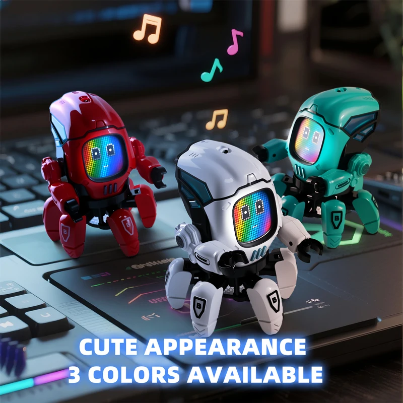 Robots de danse créatifs musique LED 6 griffes poulpe Robot cadeau d'anniversaire jouets pour enfants éducation précoce bébé jouet pour garçons filles