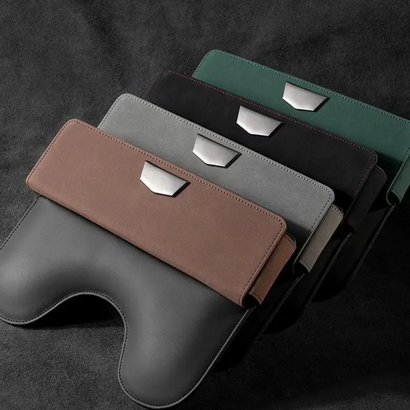 

Car Seat Gap Organizer PU Leather Auto Console Side Pocket Crevice Storage Box Multifunctional Card Phone Holder Car Accessories