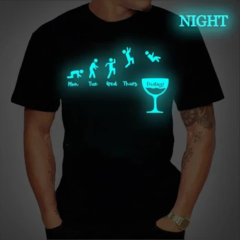 코튼 남성 티셔츠 맥주 금요일 주말 주간 패션 디자인 티셔츠 남성 탑스 티셔츠 남성용 반팔 티셔츠, 오버사이즈 셔츠