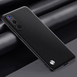 Carbon Fiber PU Leather Anti - Shock Soft Case for ZTE Nubia RedMagic 10 (Matte black)