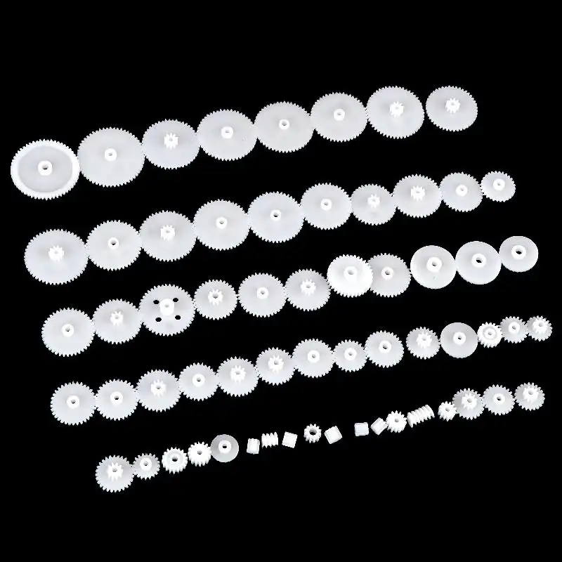 58Pcs/set Plastic Gear Kit WSFS Gears 0.5 Module Reduction Gears Set For DIY Motor Robot Car Science Project Accessories image 3
