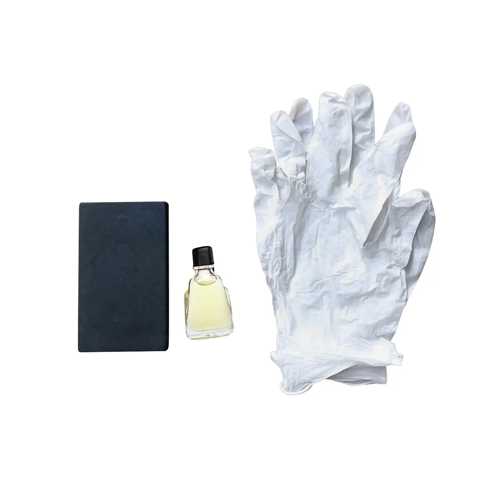 Gold Testing Kit Touchstone with Protective Gloves Sturdy for Professional Use Only Gold Detection Stone Goldsmithing Tools