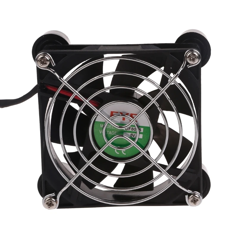 컴퓨터 쿨러 박스 용 고 기류 라우터 냉각 팬 무선 DC5V USB 전원 80mm 8cm 12cm 24cm 냉각 팬