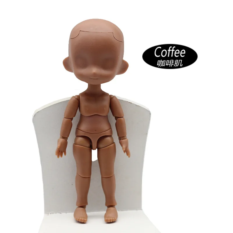 Obitsu 11CM Doll Toys DOD Body Suitable for GSC Head Ob11 1/12 BJD Body Spherical Joint Dolls Hand Set Body and Head Girls Toy