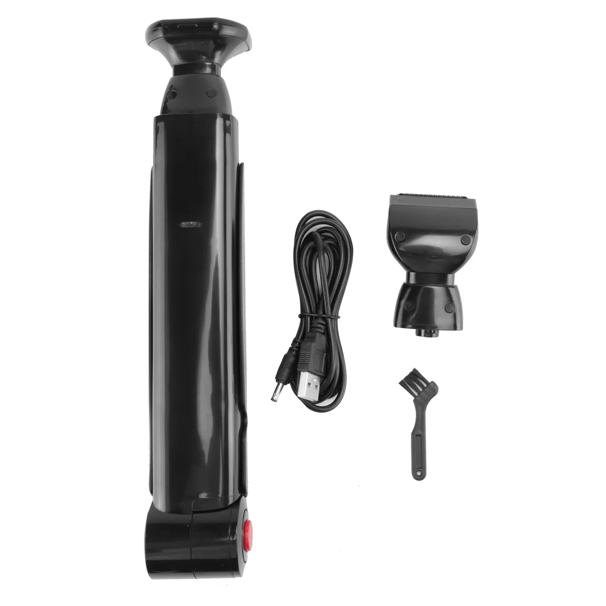 

Long Handle Men Back Hair Shaver USB Rechargeable Big Blade Trimmer 2 in 1 Foldable Back Shaver Men Hair Remover