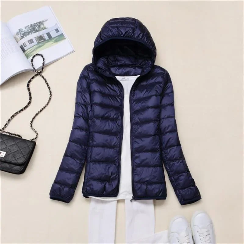Lightweight Velvet Cotton Short Sleeve Women Hat Autumn Winter Slim Thin Women Clothes Lightweight Jacket