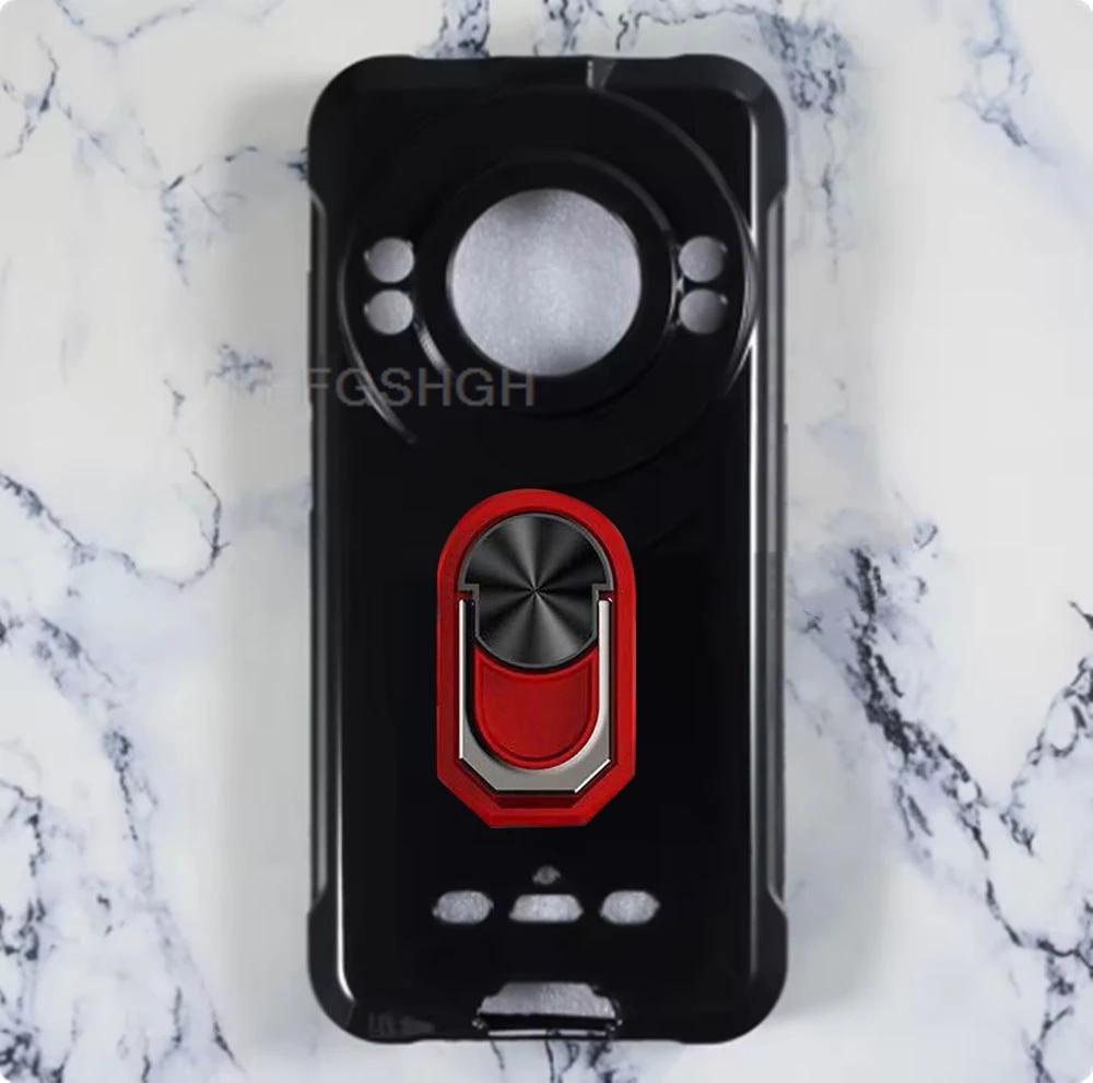 Durable Ring Holder Bracket Phone Case with TPU Soft Silicone Cover - 5.99