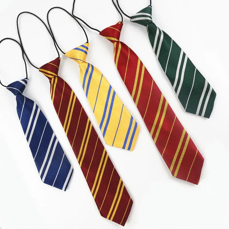 Harris Accessories Gryffindor/Slytherin/ Potter Ties College Style Student Cosplay Shirt Tie Halloween Party Supplies Xmas Gifts neck tie,anime necktie,cosplay necktie,anime tie
