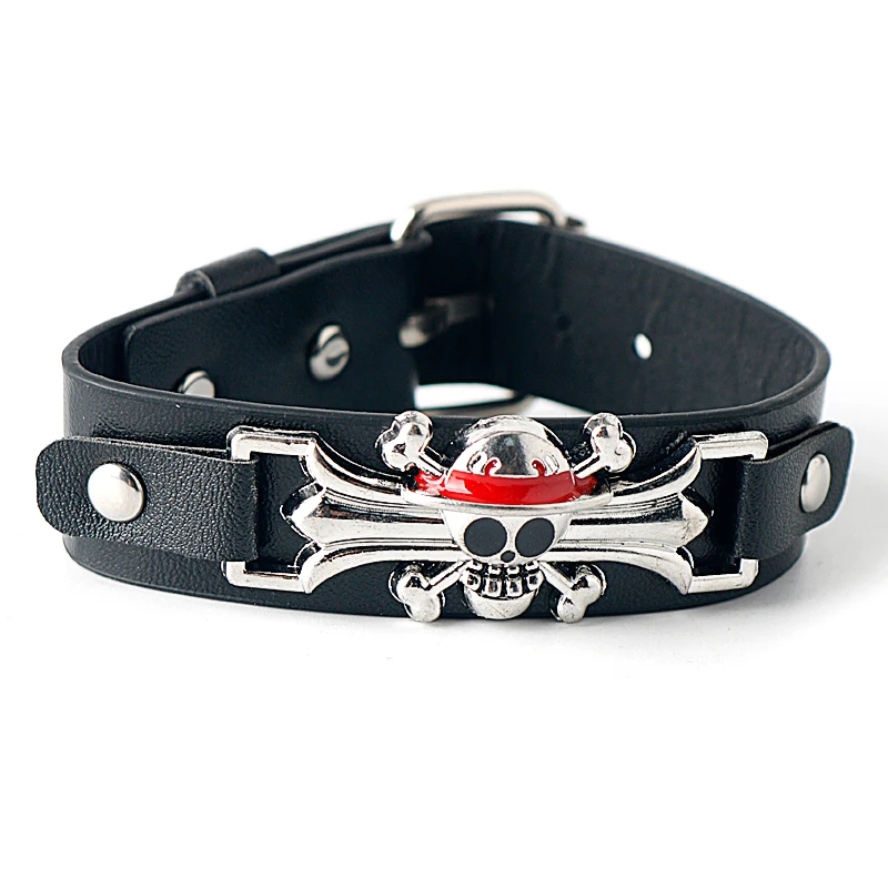 thumbnail image 1 of Pulsera de cuero de Anime Attack on Titan, pulsera de alas de la libertad, hebilla de cinturón, pulseras para mujeres y hombres, regalo de baratija, 1 of 5
