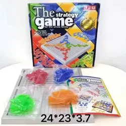 Children's Educational Strategy Board Game - Colorful and Easy-to-Play Indoor Puzzle (4 person)