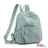 Faionable Lightweight Ox Cloth Dual-oulder Bag for Women Travel Bag Versatile Campus Sle Single Strap Zipper Closure