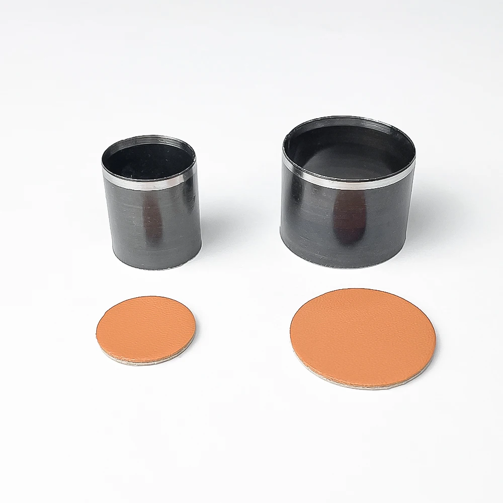 9pcs 가죽 구멍 펀치 다이 라운드, 한 구멍 중공 펀치 10 15 20 25 30 35 40 45 50 mm 고 탄소강 원형 커터 도구 키트 Cu