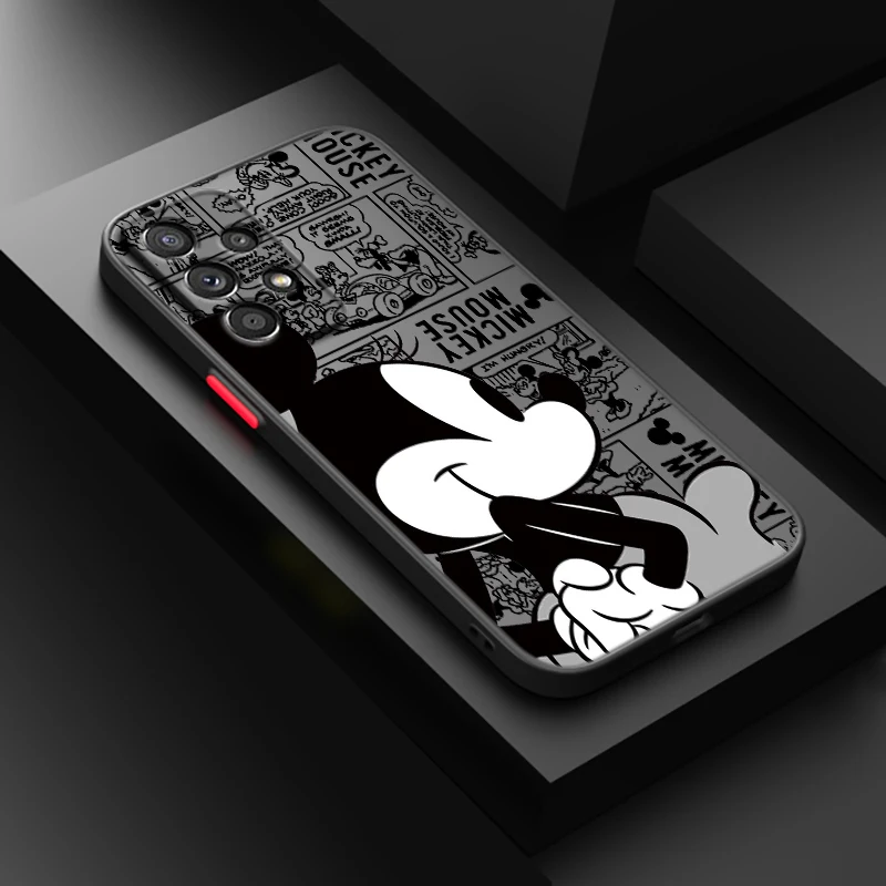 thumbnail image 1 of Mickey Minnie Mouse Disney For Samsung S24 S23 S22 S21 S20 S10 FE Note 20 10 Ultra Lite Plus Frosted Translucent Phone Case, 1 of 5