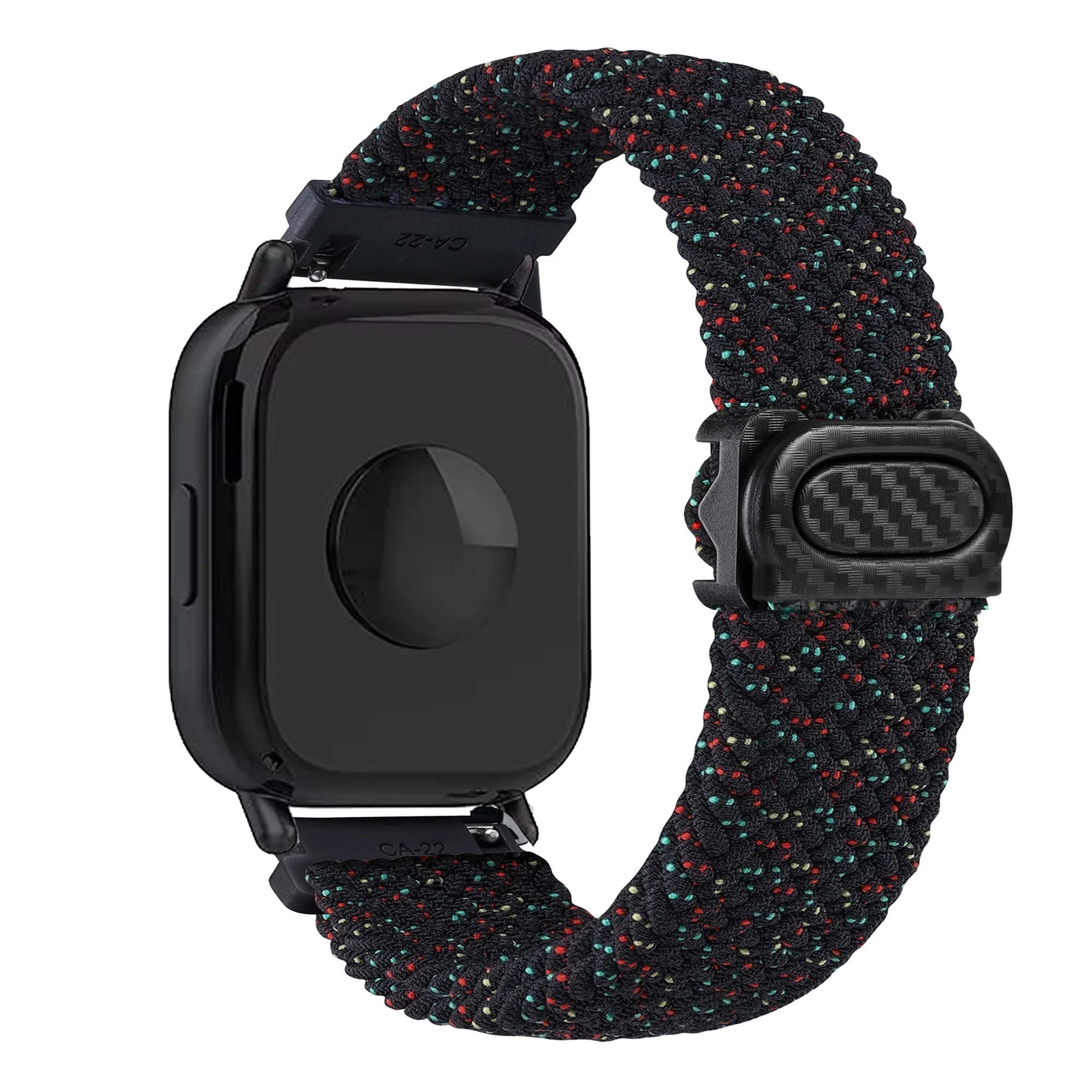 Braided Nylon Solo Loop Watchband - Universal 22mm Strap