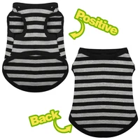 Summer Striped Dog Shirt – Cotton Casual Pet Vest – Comfortable Dog Costume – Puppy T-Shirt – Breathable Dog Clothes