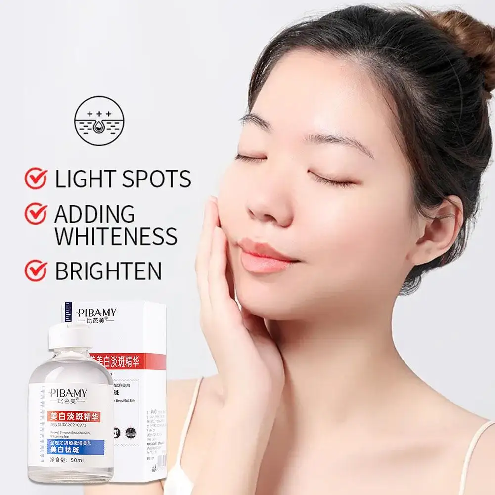 

Pibamy Black Spot Remover Chino Vitamin C Face Serum For Freckles For Women Men Blemish Anti-Wrinkle Essence Skin Care 50ml A0S6