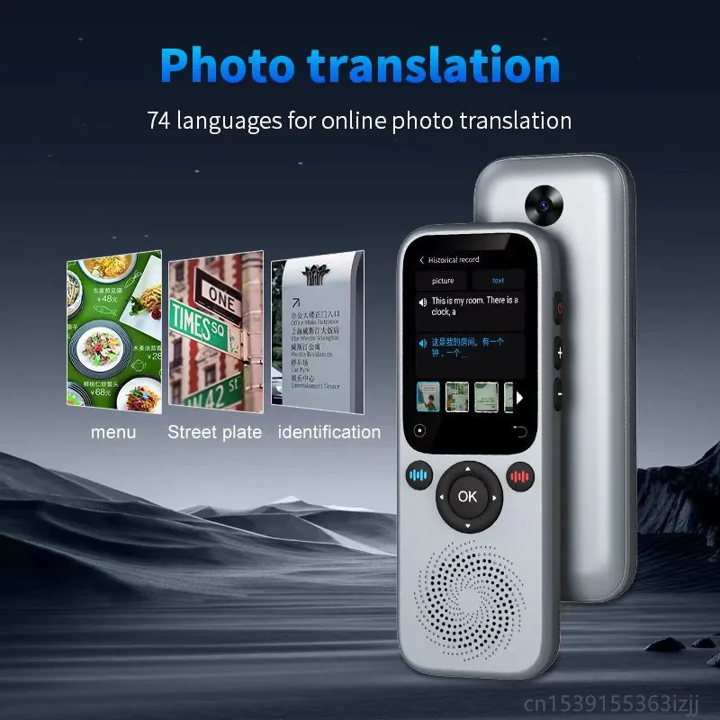 Translation Camera Translation Camera Device S20 Real-Time Smart AI Voice Photo Translator 138 Languages Portable Text Voice Translator