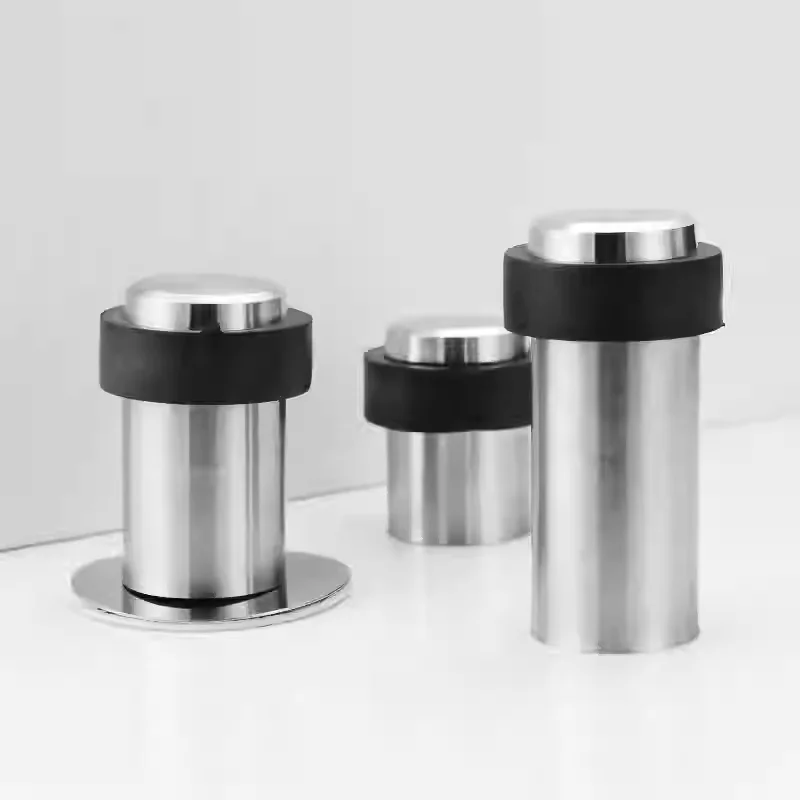 ที่กั้นประตูยาง แผ่นป้องกันประตูสแตนเลส ตัวป้องกันผนัง ที่กั้นประตู ป้องกันการชนกัน ที่ยึดประตู ที่กั้นประตู ฮาร์ดแวร์ 1