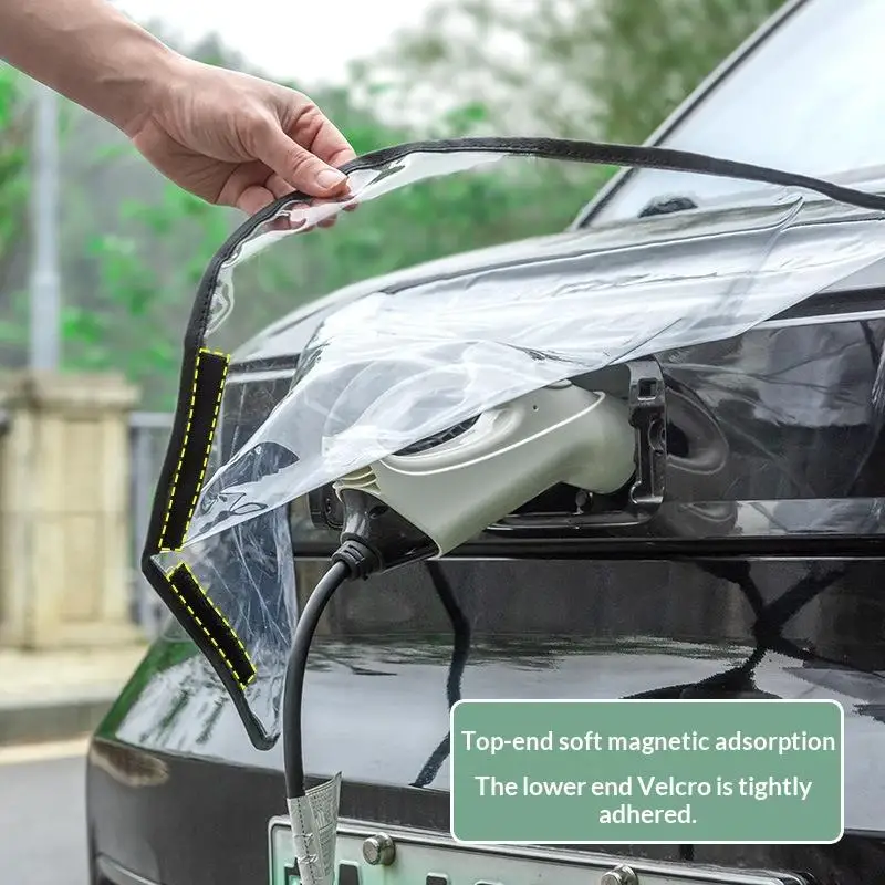 Waterproof Outdoor Electric Vehicle Charger Rain Cover and Plug Protector