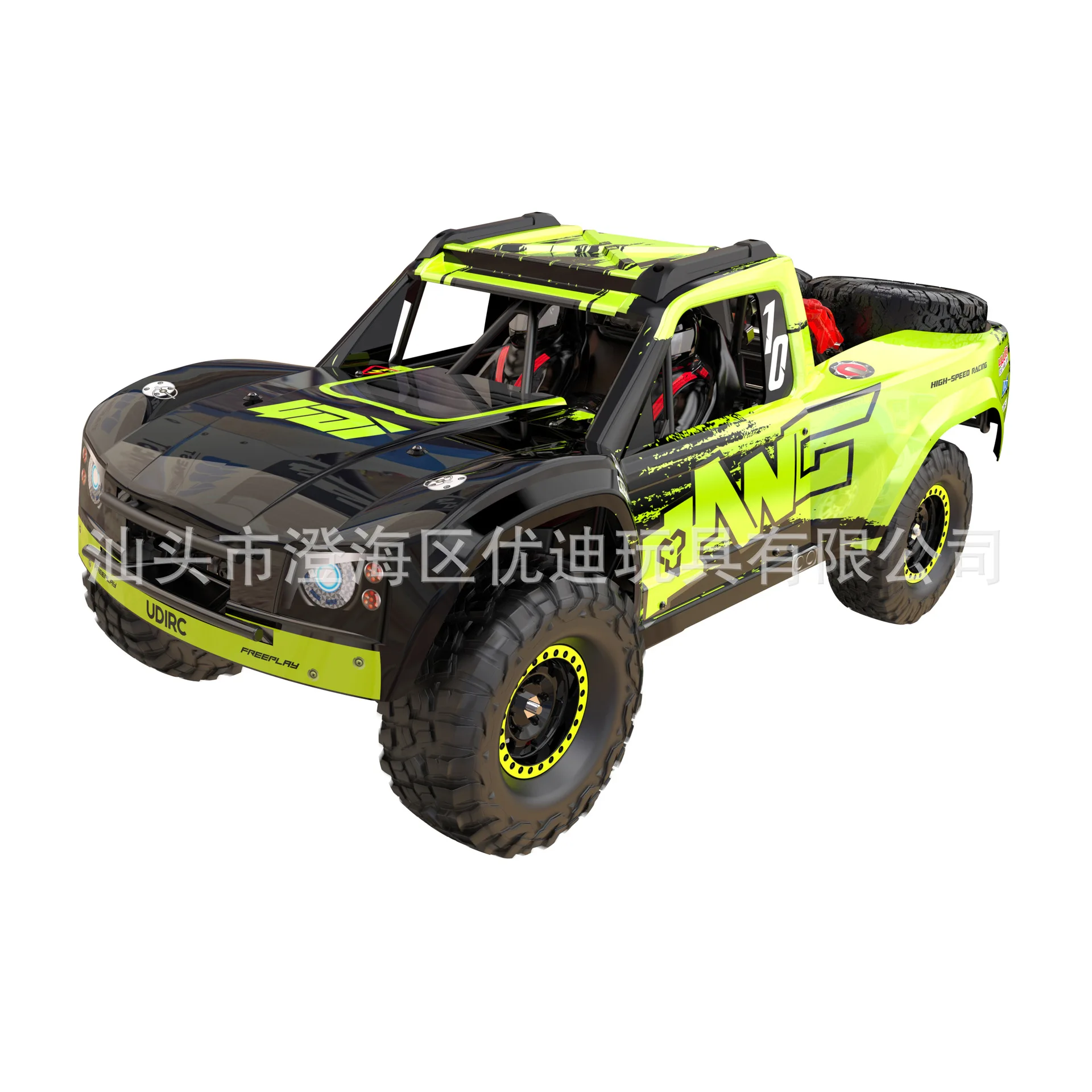 Udir/C Ud1002 80km/H 1:10 2.4g Desert Off-Road Rc Truck 120a Water-Proof Esc Brushless Motor Rc Car Model Buggy Boys' Toys 3