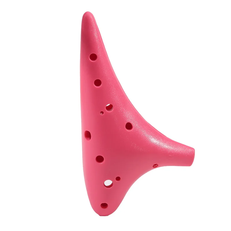 1PC 12-hole Ocarina Resin Plastic Alto C Tuning Ocarina Multicolor Flute Adult Children's Instrument