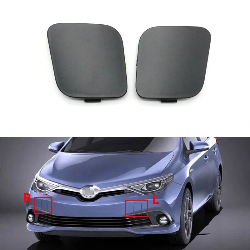 

Car Unpainted Color Front Bumper Tow Hook Cover FOR TOYOTA AURIS 2015 2016 2017 2018