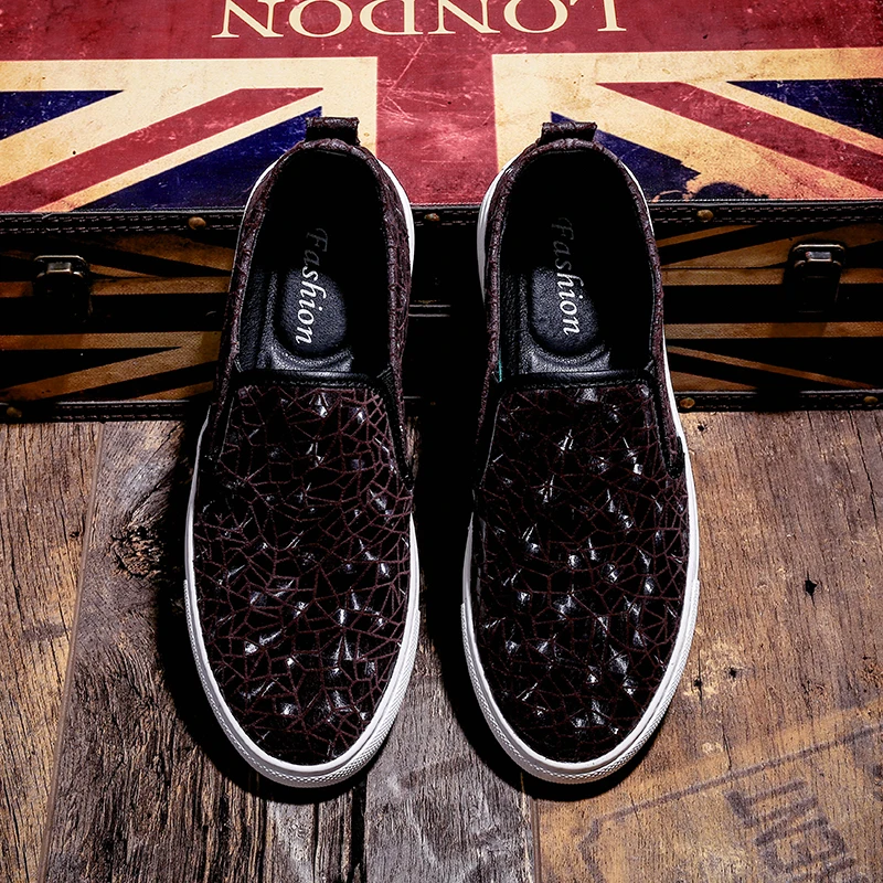 

2023 New Spring and Autumn Men's Shoes Casual Pu Leather Shoes for Men with Soft Korean Edition Mens Oxfords Business Loafers
