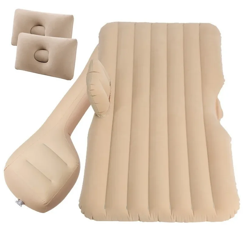 Ultra-soft Flocking Environmental Fabric Car Inflatable Bed Air Cushion Bed Portable Car Travel For Most Small inflatable air bed,inflatable camping mattress,camping mattress,car sleeping mattress