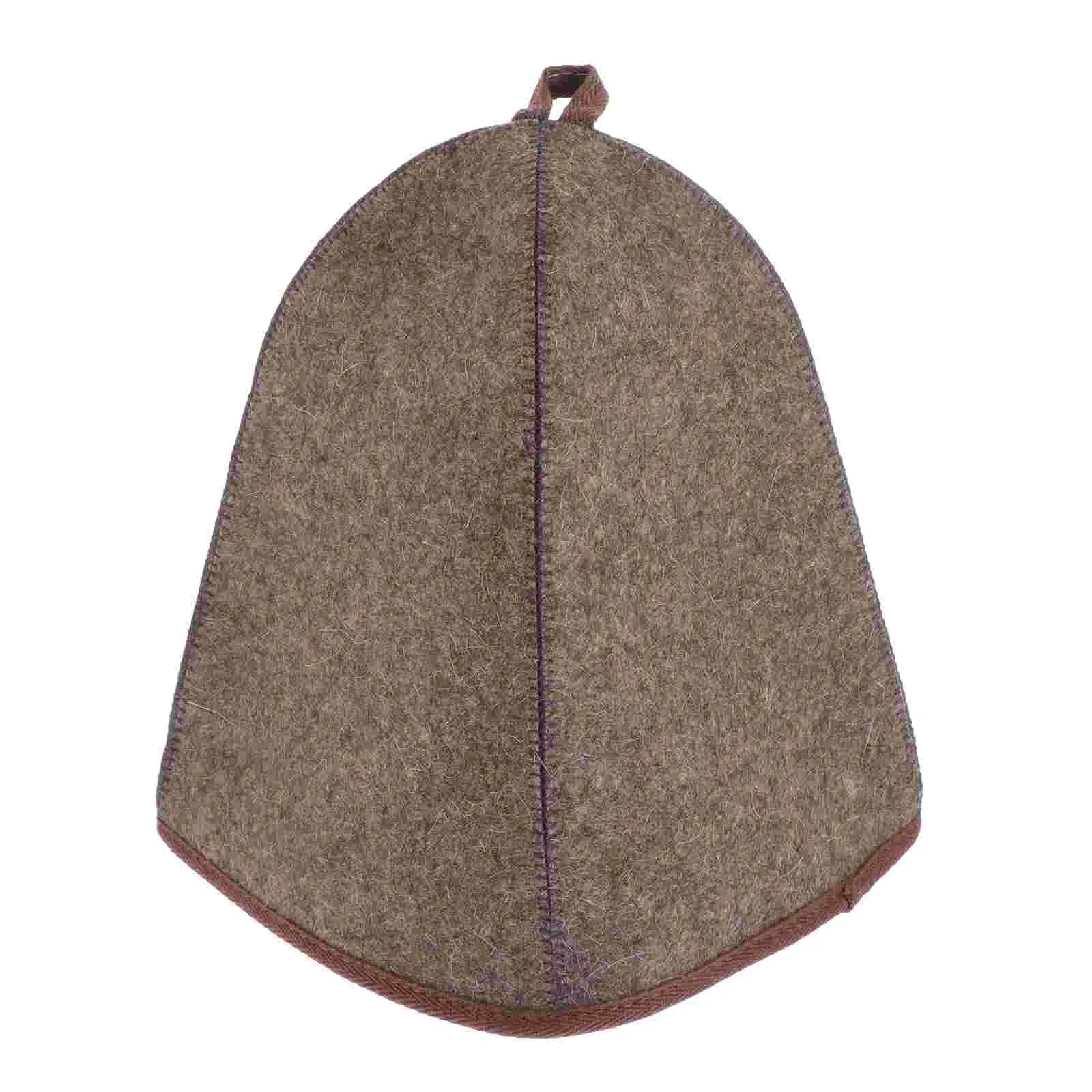 

Felt Sauna Hat Bath Shower Household Reusable Supply Absorbent Comfortable Thickened Wool Supple Russian