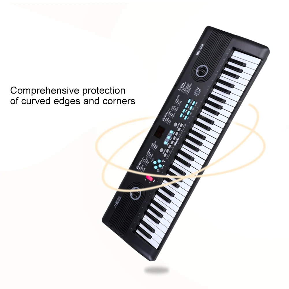 Digital Keyboard Microphone Musical Instrument Adults Kids Toy Professional 61 Keys Electronic Piano Keyboard