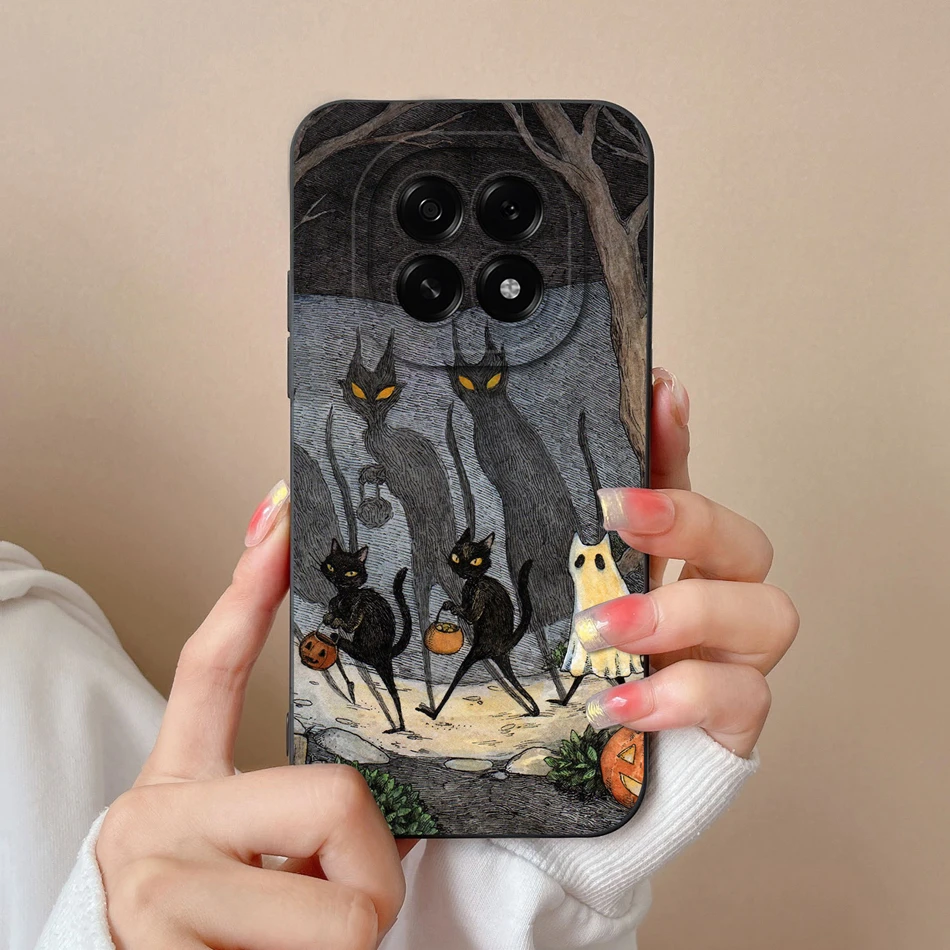 Cute Cartoon Soft Liquid Silicone Phone Case - Full Protection Anti-Drop Back Cover