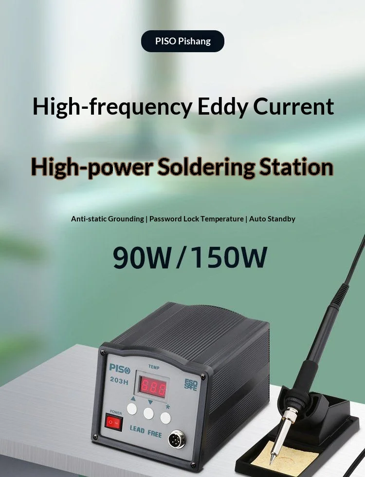 JH 205H 150W High Frequency Soldering Station 100-600℃ Digital Control Anti-stat