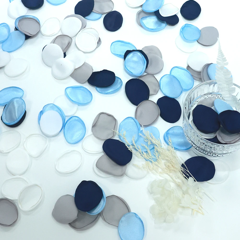 100pcs 현실적인 실크 장미 꽃잎 웨딩 장식 장미 꽃잎 인공 꽃 결혼 테이블 장식 꽃 소녀 꽃잎