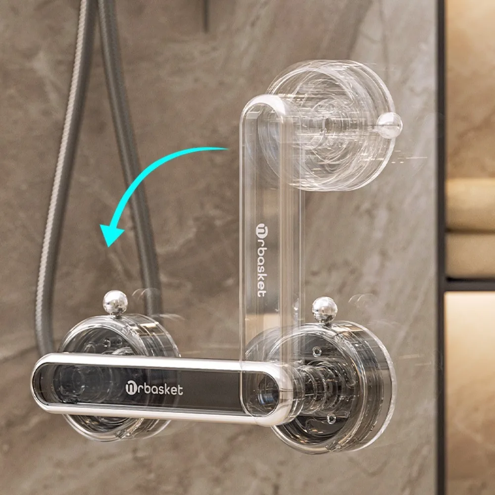Waterproof Suction Cup Door Handle Anti-slip Reusable Sliding Door Handle Removable Bathroom Wardrobe