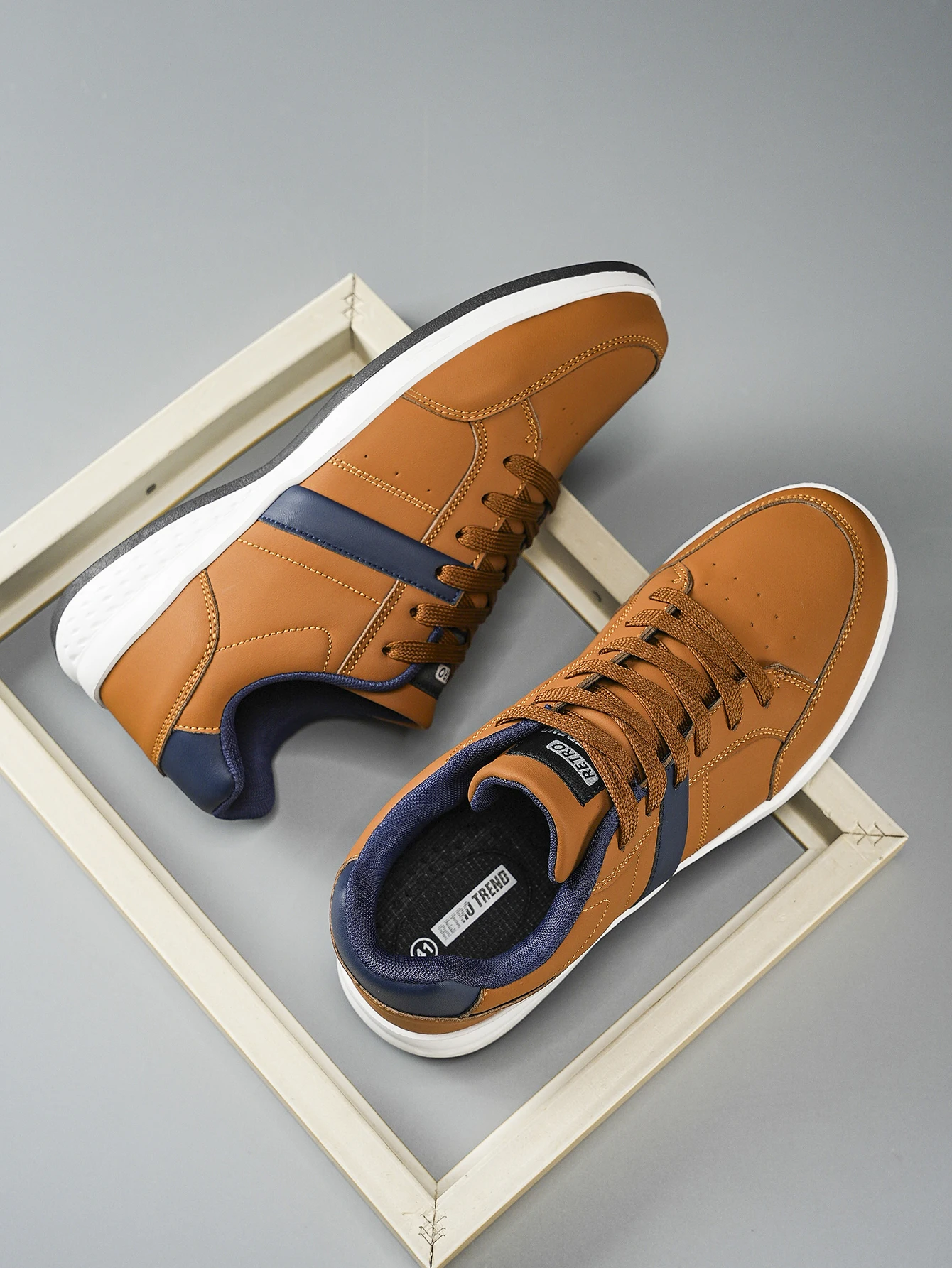 Herren-Outdoor-Wander- und Laufschuhe in großen Größen, bequeme, lässige, vielseitige, modische Sportschuhe für Paare zum Training – Detail 3
