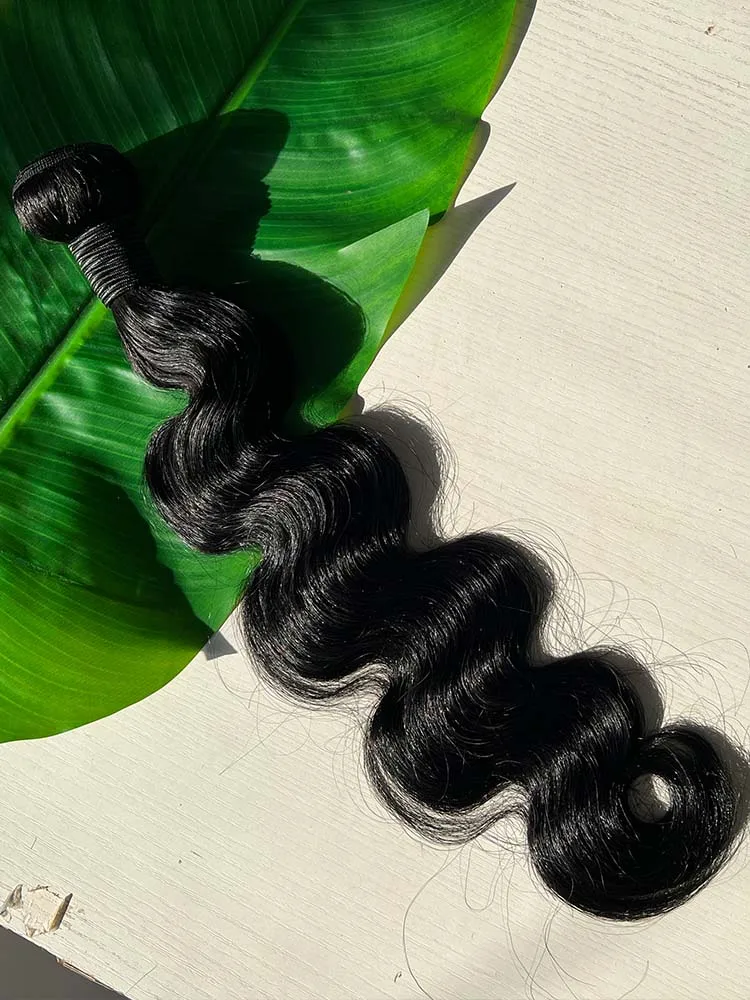30 36Inch Body Loose Wave Raw 1 3 4 Bundles Indian 100%Unprocessed Human Hair Wavys Double Drawn Virgin Bundles Weave Extensions 3