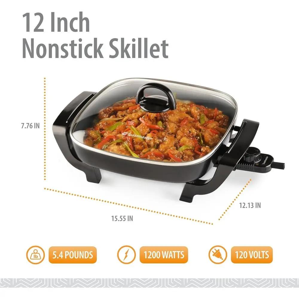 Deep Nonstick Electric Skillet 2