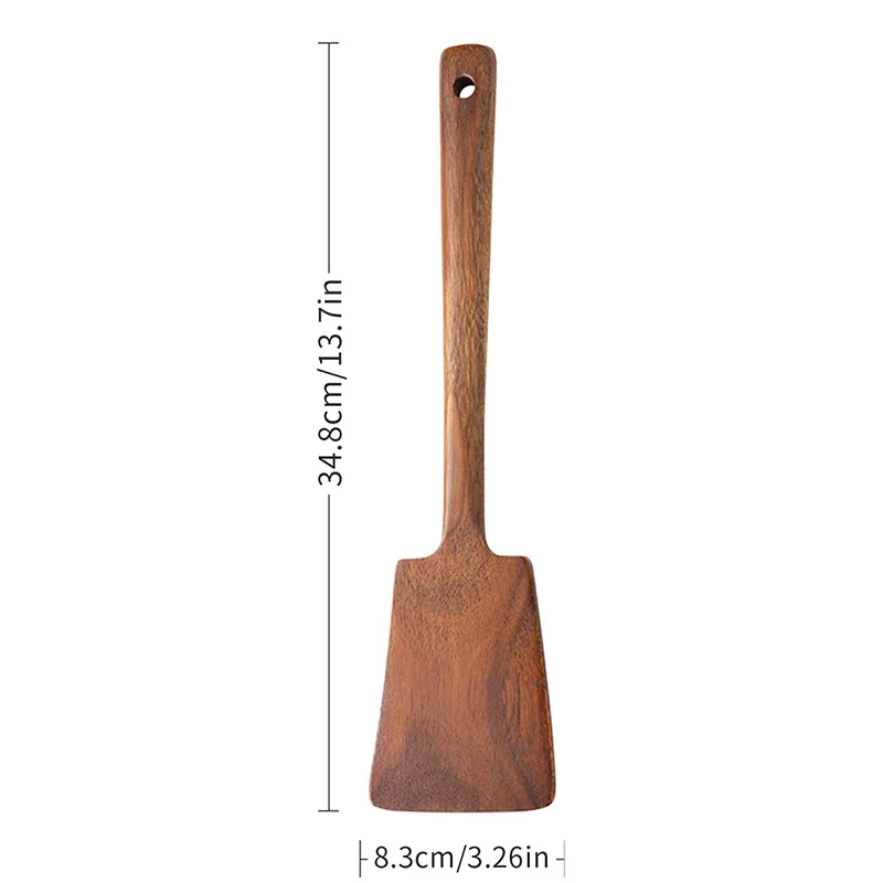 Wooden Spatula - Non-Stick Cooking Utensil Anti-Scalding Kitchen Tool