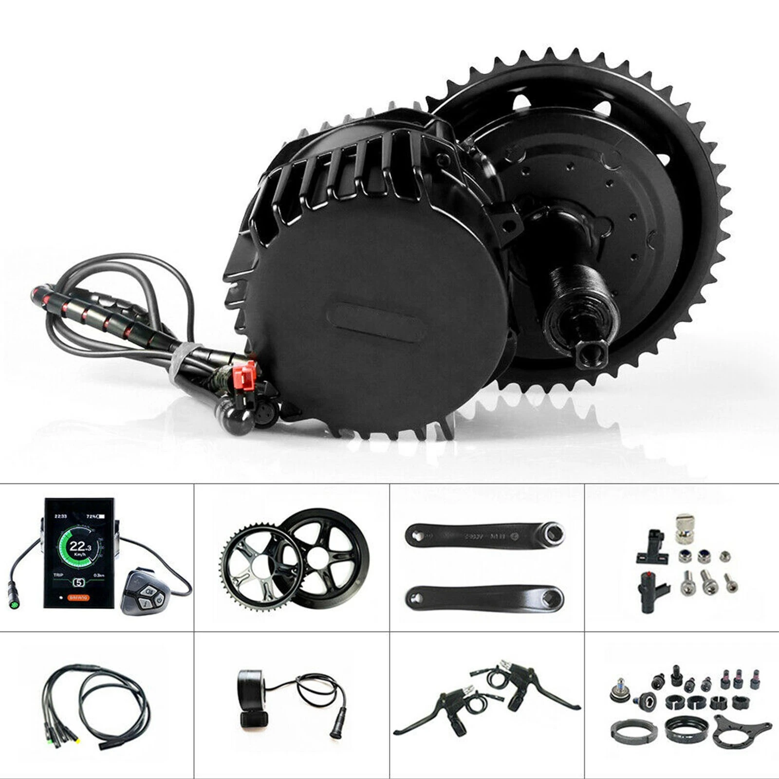 Aluminum Alloy Electric Moped Accessories Bbshd 1000w Electric Bike