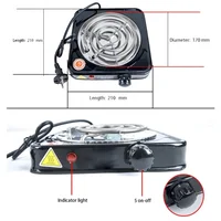 Electric Furnace Household Mini Single Disc Burner Portable Hot Plate Mosquito Incense Furnace 500W Kitchen Stove 2
