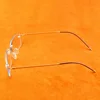 Titanium Alloy 15 Layers Coated Medical Silicone Nose Pads Antislip Temple Rimless Frame Reading Glasses +0.75 +1 +1.25 To +4 4