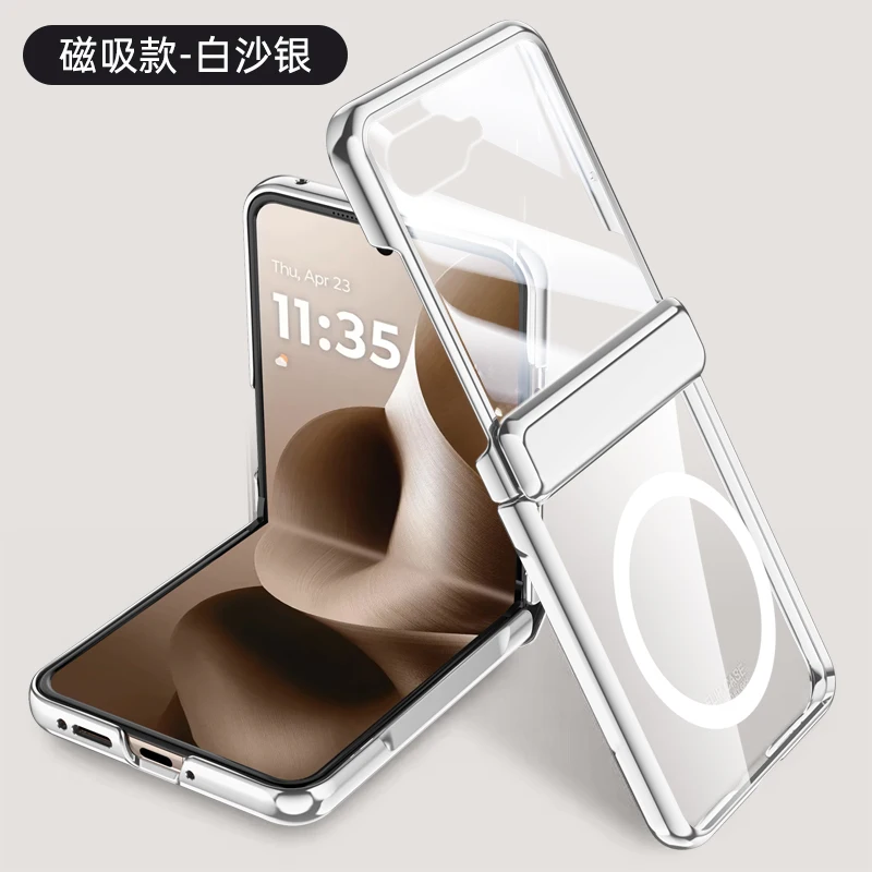 Luxury Transparent 360° Full Cover Case with MagSafe
