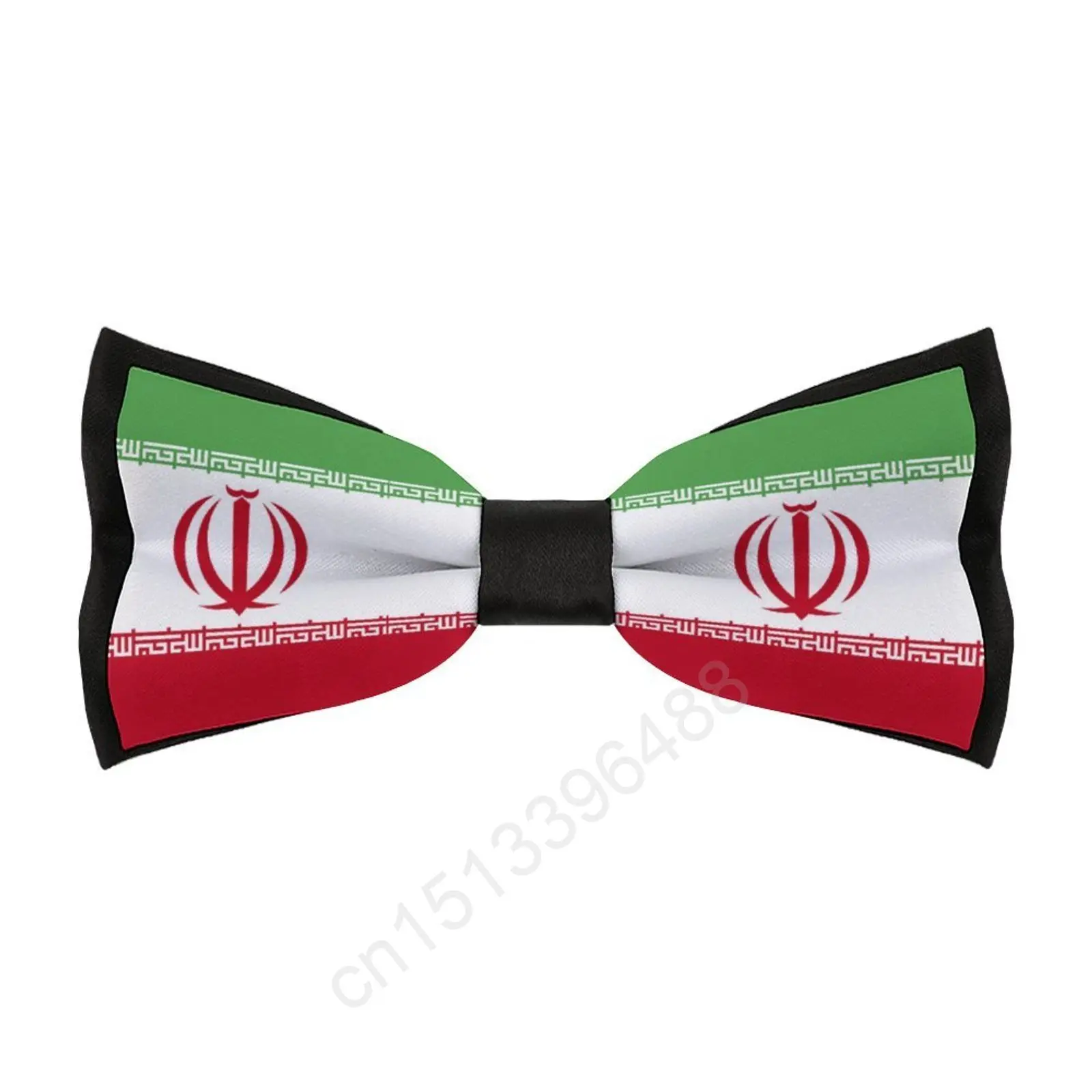 

Новый галстук-бабочка из полиэстера с иранским флагом для мужчин, модные повседневные мужские галстуки-бабочки, галстук-бабочка для свадебной вечеринки