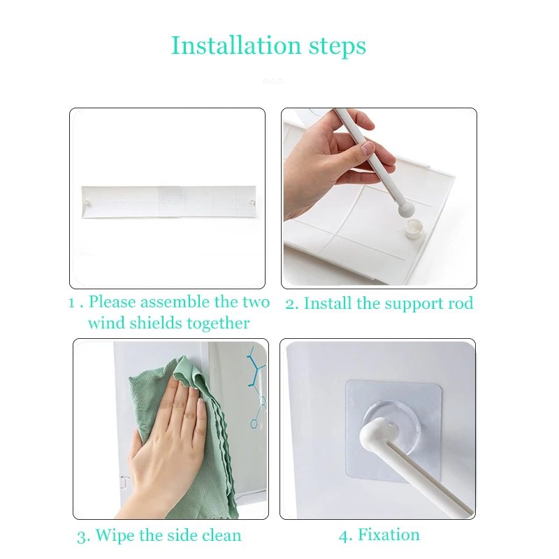 Air Conditioning Wind Shield Air Conditioner Parts Air Conditioning Baffle Anti-direct Blowing Deflector