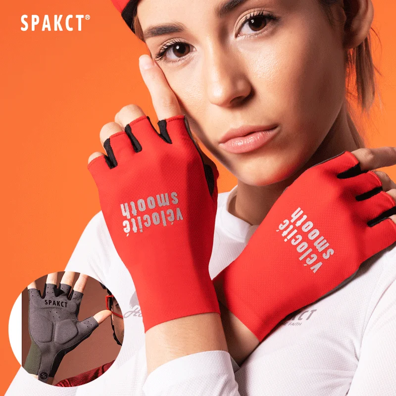 Bicycle Fingerless Gloves Men Women Gym Running Fitness Sport