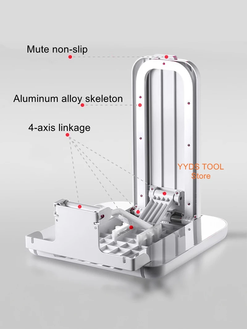 Folding Shoe StoolWall Mounted Wall Invisible Shoe StoolShower Stool for the ElderlyBath StoolBathroom Grooming Chair 5