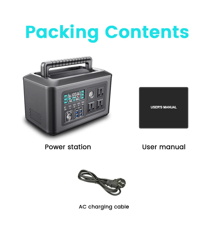 CTOLITY محطة طاقة محمولة 500 واط/ 345Wh