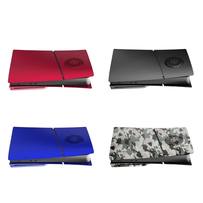 

Game Console Case Replacement for Slim Disc Version Faceplate with Heatsink Hole Anti Scratch Protector Cover